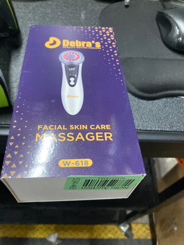 Photo 3 of Debra's Face Lift 5-in-1 Massager - Positive Ion Deep Warm Cleansing, Shrinks Pores, Tightens, Rejuvenates, Removes Wrinkles. USB Recharge, Easy to Use