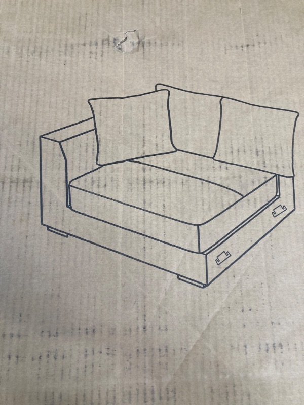 Photo 6 of Oadeer Home Modular Sectional, Green
Ottoman +armless chair set 
*** box says broken set***
*** NOT FULL SET SIDE PIECE MISSING 2 OUT OF 3 *****
Look at photos please