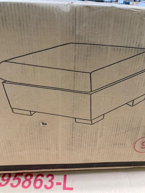 Photo 3 of Oadeer Home Modular Sectional, Green
Ottoman +armless chair set 
*** box says broken set***
*** NOT FULL SET SIDE PIECE MISSING 2 OUT OF 3 *****
Look at photos please