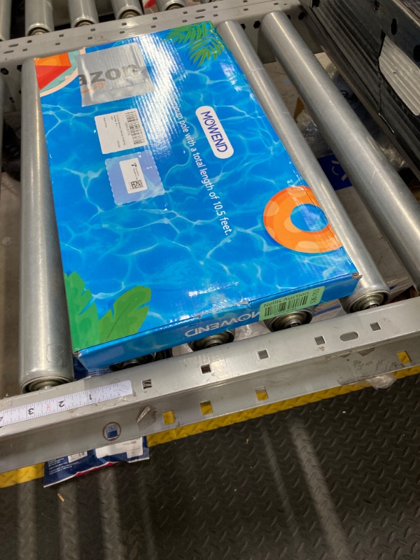 Photo 1 of 10.5 Foot Aluminum Telescopic Swimming Pool Pole - 8 Adjustable Connecting Sections, Expandable Step-Up Length - Attach Connect Skimmer Nets, Rakes, Brushes, Vacuum Heads, Maintenance