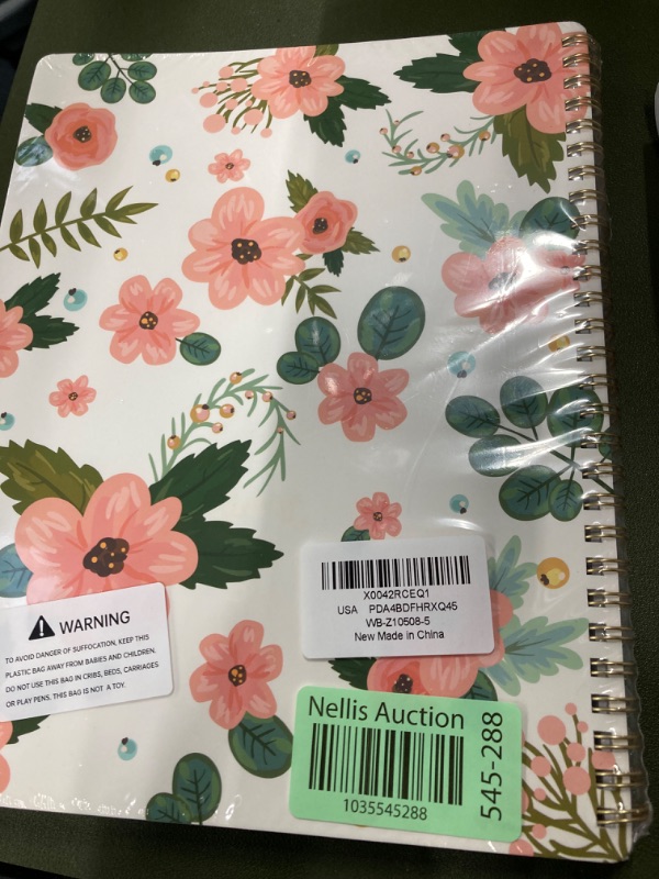 Photo 2 of 2 packs- 2024-2025 Weekly Appointment Book & Planner - Jul 2024 - Jun 2025, Daily Hourly Academic Planner 2024-2025, 8" x 10", 30-Minute Interval, Flexible Cover, Twin-Wire Binding, Lay-Flat, Ample Space with Note ? To-Do Lists