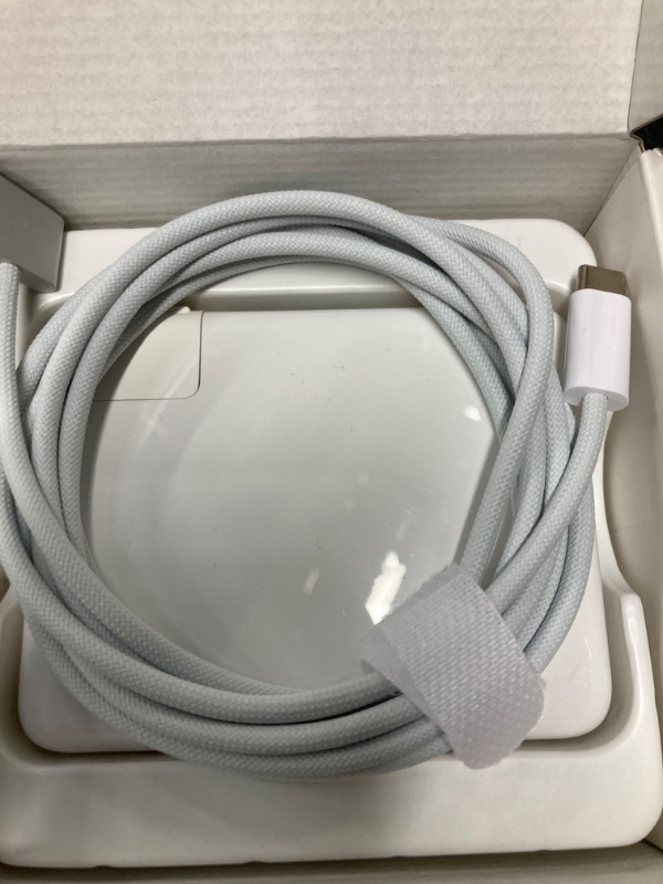 Photo 2 of 140W USB C Charger Power Adapter for MacBook Pro 16 14 inch 2023 2022 2021 M3 M2 M1 PD3.1, 2022 2023 2024 MacBook Air 13 15 inch, 6.6FT USB C to 3 Braided Cable LED, Powerful Connect, Original Quality