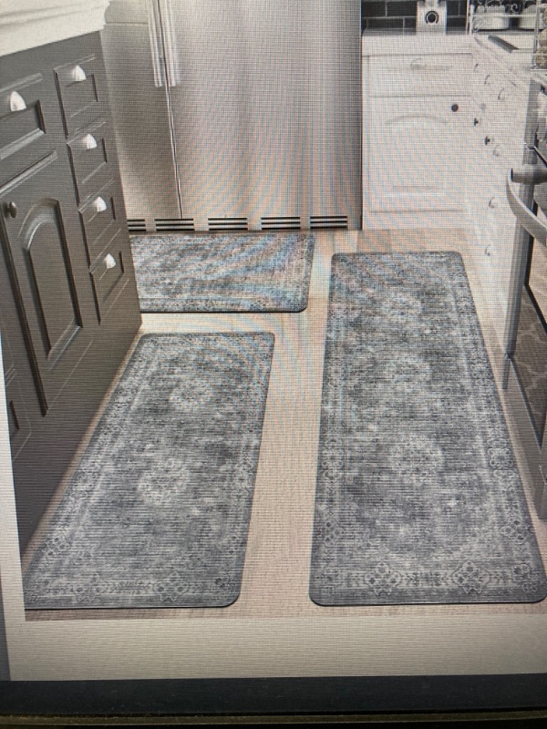 Photo 1 of Brand: ZYZEV
3.9
3.9 out of 5 stars
(21)
Boho Kitchen Rugs Sets of 3 Non Slip Rubber Kitchen Mats for Floor Machine Washable Runner Rug Set for Kitchen Laundry Room Entryway Light Black