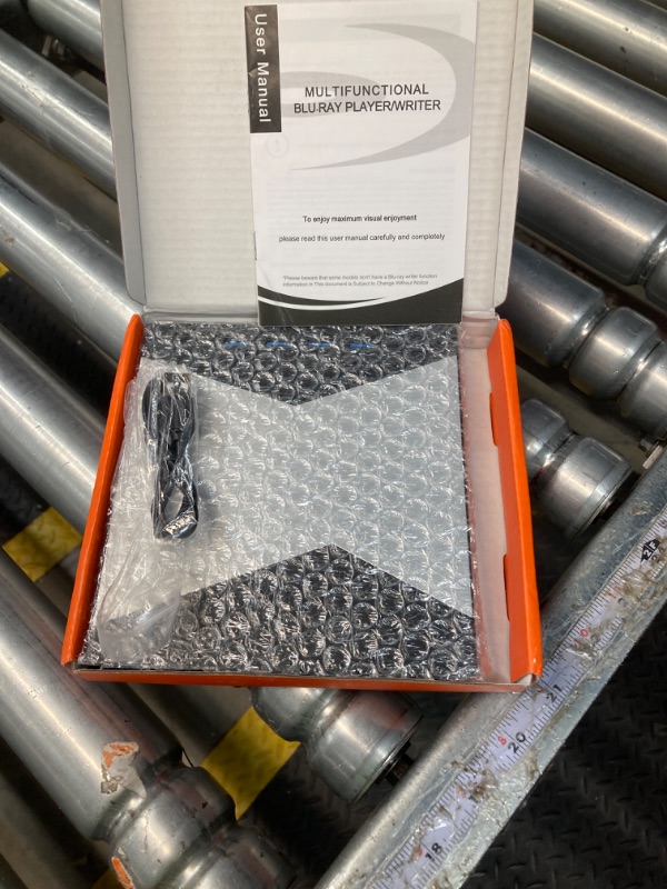 Photo 1 of External Blu Ray Drive, 4K Portable Blu Ray Burner USB 3.0 Type-C UHD BD Player with SD/TF Port, CD/DVD Burner R/W 3D Blu Ray Drive, External 4k Blu Ray Drive Compatible with Windows Mac OS Laptop