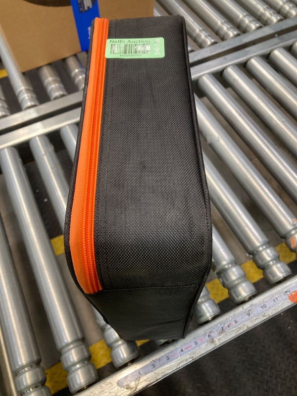 Photo 1 of Extra Large Hard Tool Battery Carrying Case fits for Dewalt/Milwaukee/Makita 20V/60V/12V/18VBattery & Charger, Portable Power Tool Box Storage Bag with Adjustable Dividers for Accessories Organizer