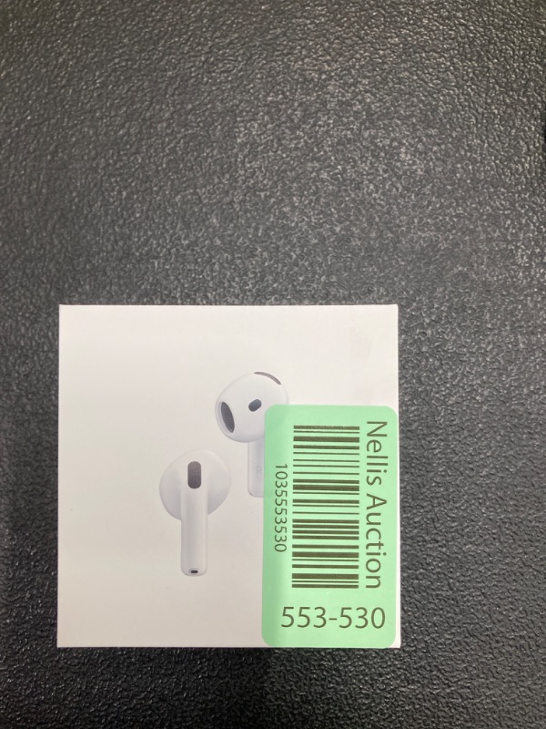 Photo 2 of Apple AirPods 4 Wireless Earbuds, Bluetooth Headphones, with Active Noise Cancellation, Adaptive Audio, Transparency Mode, Personalized Spatial Audio, USB-C Charging Case, Wireless Charging, H2 Chip