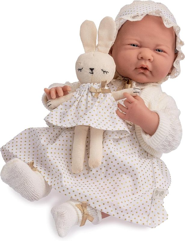 Photo 1 of JC Toys - La Newborn Royal Collection| 15.5" Soft Body Baby Doll and Accessories | Designed by Berenguer Made in Spain | Ages 2+ | Royal Gift Set