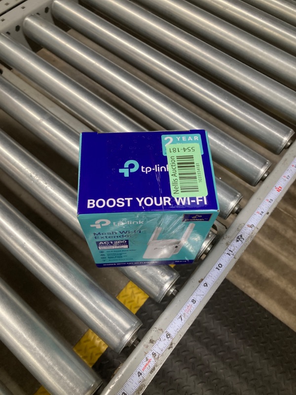 Photo 1 of TP-Link AC1200 WiFi Extender, 2024 Wirecutter Best WiFi Extender, 1.2Gbps home signal booster, Dual Band 5GHz/2.4GHz, Covers Up to 1500 Sq.ft and 30 Devices ,support Onemesh, One Ethernet Port (RE315)