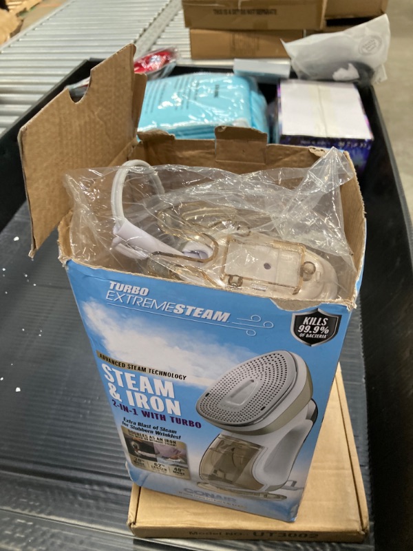 Photo 2 of Conair ExtremeSteam 2-in-1 Handheld Steamer & Iron