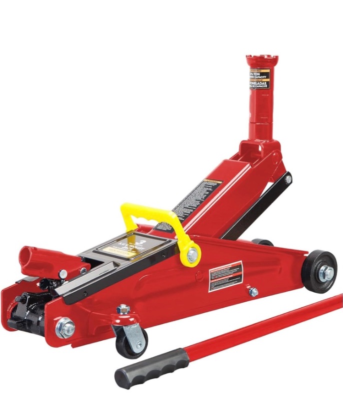 Photo 1 of BIG RED T83006 Torin Hydraulic Trolley Service/Floor Jack with Extra Saddle (Fits: SUVs and Extended Height Trucks): 3 Ton (6,000 lb) Capacity, Red