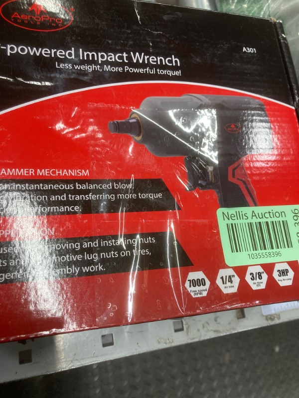 Photo 2 of AEROPRO TOOLS 1/2-Inch Composite Air Impact Wrench(A301), Twin Hammer, 1200FT-LBS Max Loosening Torque, 7000RPM, Heavy Duty Pneumatic Impact Gun, for Auto Repair, Tire Shop