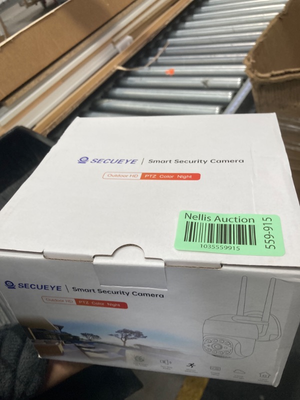 Photo 1 of SECUEYE APP 4MP/5MP Dome Camera Dual-Band WiFi 2.4GHz 5GHz Pan/Tilt/Zoom Automatic Tracking Human Dection Color Night IP65 Waterproof 24/7 Recording Outdoor Security (C17HN)