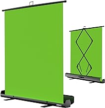 Photo 1 of EMART Upgrade Green Screen, 61x72in Collapsible Chroma Key Panel for Background Removal, Portable & Retractable Wrinkle-Resistant Green Backdrop with Stand for Streaming, Photographic Studio, TikTok