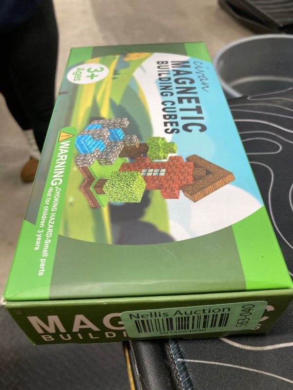 Photo 1 of civan Magnetic Blocks-Build Blocks Mine Magnet World Forest Set, 63pcs Magnetic Cube Toys for Sensory STEM Education, Magnetic Building Toys for Boys Girls Age 3-4 4-5 6-8 10+