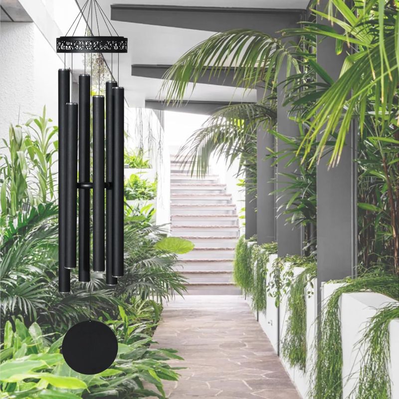 Photo 1 of 60" Extra Large Wind Chimes for Outside Deep Tone, Deep Tone Wind Chimes, Wind Chime Outdoor Clearance, Memorial Wind Chimes Outside for Garden,Yard,Patio and Lawn
