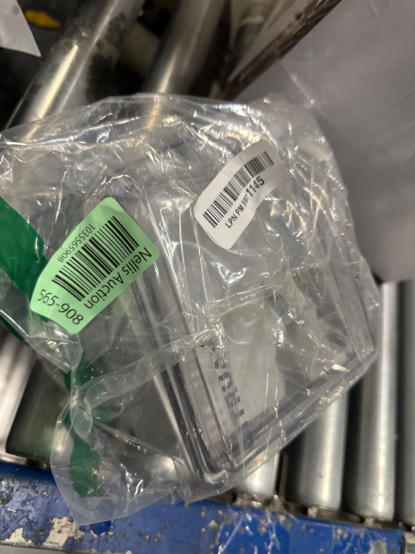 Photo 1 of TICONN Waterproof Electrical Junction Box IP67 ABS Plastic Enclosure with Hinged Cover with Mounting Plate, Wall Brackets, Cable Glands (Clear, 8.7"x6.7"x4.3")