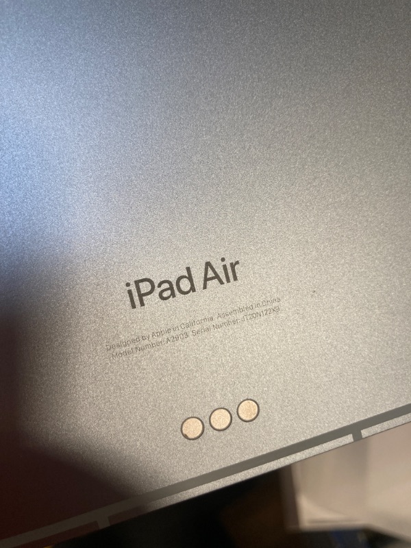 Photo 6 of ***LOCKED***Apple iPad Air 11-inch (M2): Built for Apple Intelligence, Liquid Retina Display, 256GB, 12MP Front/Back Camera, Wi-Fi 6E + 5G Cellular, Touch ID, All-Day Battery Life — Blue