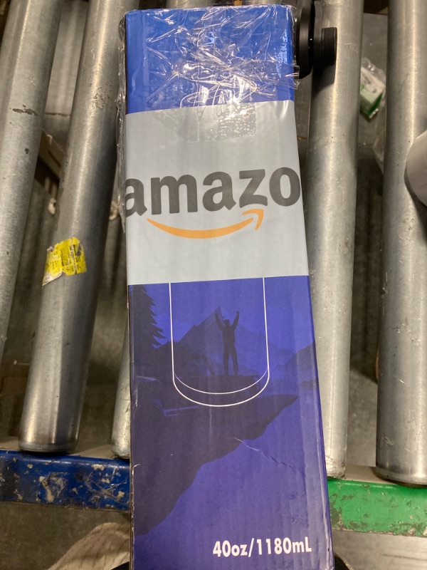 Photo 1 of ***BOX WITH DAMAGES*** RAYMYLO Insulated Water Bottle 40 oz, Triple Wall Vacuum Stainless Steel (Cold for 48 Hrs), Leak Proof & Non-BPA, Modern Water Flask Jug with Paracord Handle & Straw Spout Lids, Indigo/Black