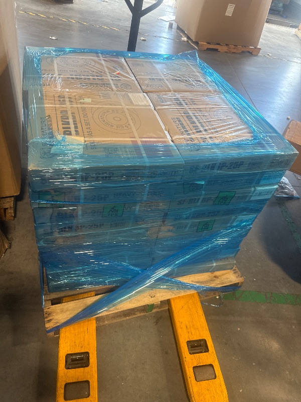 Photo 1 of --- 1 PALLET OF 36 BOXES -- Fitvids 2" Olympic Bumper Plate Weight Plates with Steel Hub, 25LB, Pair