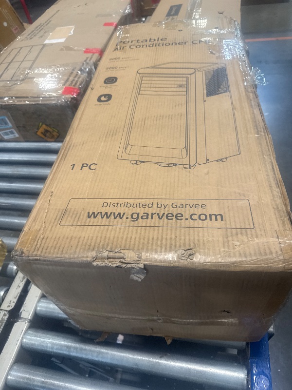 Photo 1 of **USED***FOR PARTS*&**8,000 BTU Portable Air Conditioner, 4-In-1 Portable AC Units for Rooms with Fan, Dehumidifier, Cools Up to 350 Sq.Ft. Room Air Conditioner, Remote, Auto Swing, Quite Opration, Timer, Grey