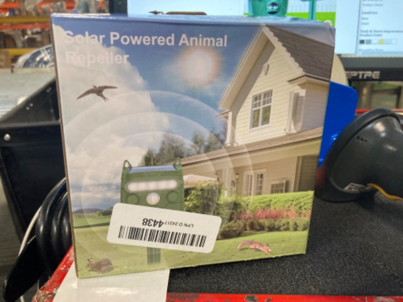 Photo 2 of (only one included) Solar Ultrasonic Animal Repellent 2024 Newest Cat Deterrent Outdoor with Motion Sensor to Scare Away Cat Deer Squirrel Dog Skunk Rabbit Raccoon, Deer Repellent Devices Skunk Repellent for Yard (1)