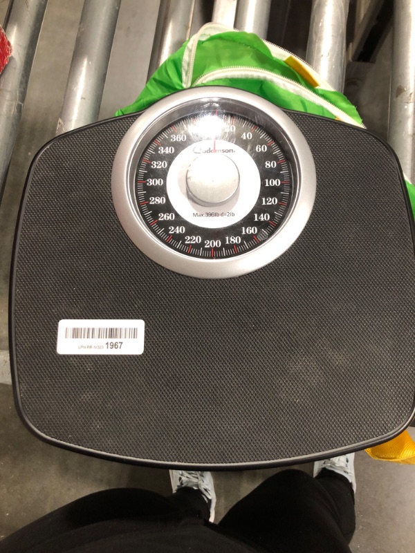 Photo 2 of Adamson A25 Scales for Body Weight - Up to 400 LB - New 2024-5.3" Dial on 12.4" x 10.2" Platform - Anti-Skid Rubber Surface - Bathroom Scale Analog - Durable with 20-Year Warranty