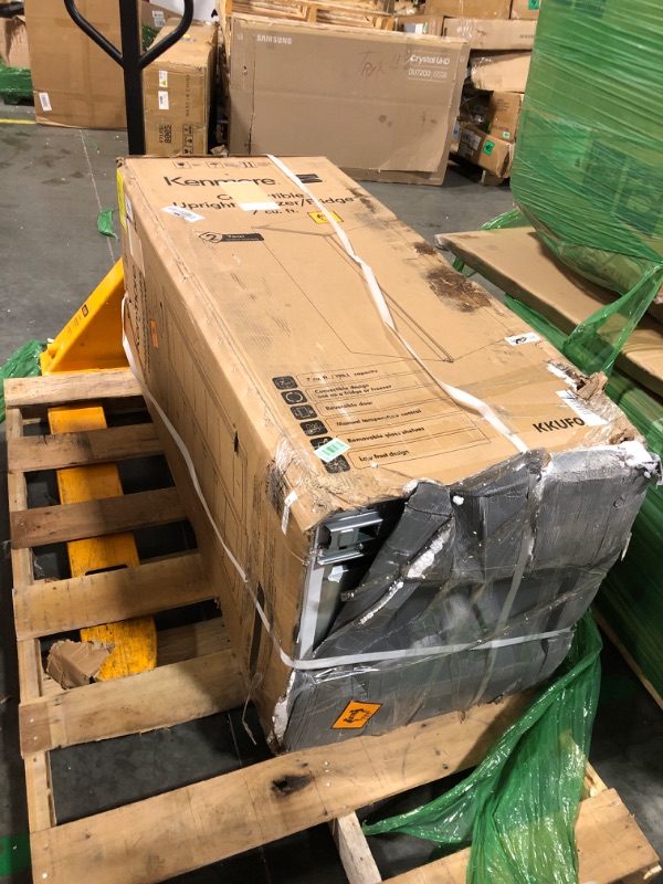 Photo 1 of Kenmore 7 Cu. Ft. (196L) Convertible Upright Freezer/Refrigerator | Garage-Ready | Low-Frost | Reversible Door | Manual Defrost | Removable Glass Shelves | White | For Basement Garage Shed Cottage