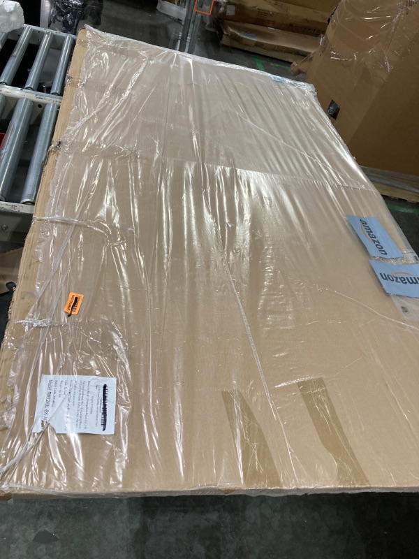 Photo 1 of ***SEVERAL MINOR DAMAGES / IT'S ONLY THE BOARD / NO RETURN*** VIZ-PRO Double-Sided Magnetic Mobile Whiteboard, 72 x 40 Inches, Black Aluminium Frame and Stand