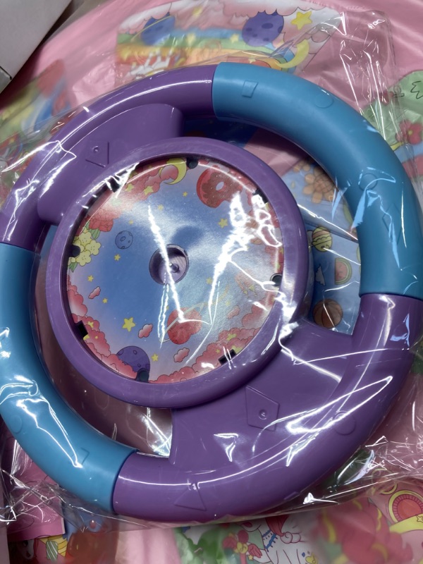 Photo 2 of ***NEW PRODUCT, OPENED FOR INSPECTION*** PERRYHOME Unicorn Twist Sit and Spin Toys for Toddlers 18+ Months, 360° Spin Twister Twist with 4 Game Modes LED Light and Built-in BGM, Christmas & Birthday Gift Ideas for Kids Girls 18+ Months