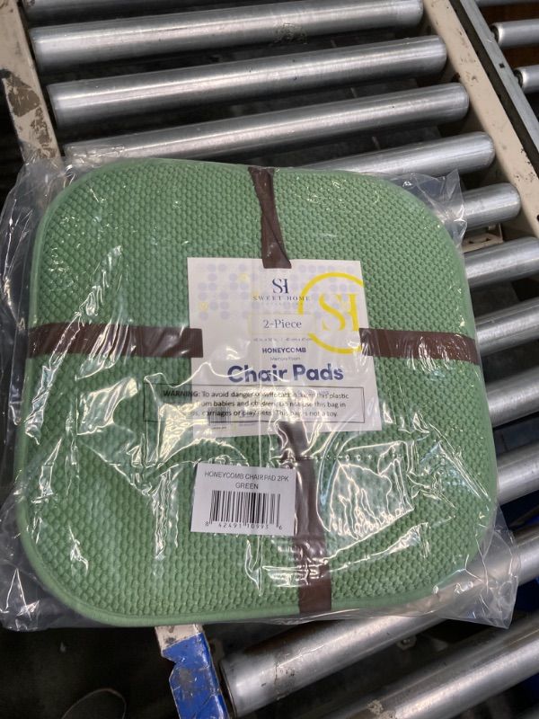 Photo 1 of 2 Pack Memory Foam Honeycomb Nonslip Back 16" x 16" Chair/Seat Cushion Pad