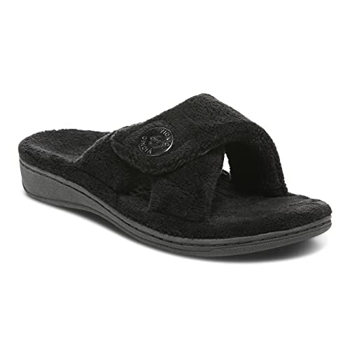 Photo 1 of ***SIZE 9*** Vionic Women's Indulge Pauline Slipper - Comfortable Open Toe Spa House Slippers That Include Three-Zone Comfort with Orthotic Insole Arch Support, So
