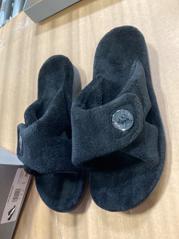 Photo 2 of ***SIZE 9*** Vionic Women's Indulge Pauline Slipper - Comfortable Open Toe Spa House Slippers That Include Three-Zone Comfort with Orthotic Insole Arch Support, So
