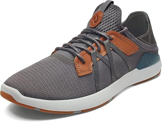 Photo 1 of 
OLUKAI Mio Li Men's Athletic Shoe, Lightweight & Breathable Mesh, Comfort Fit & Wet Grip Rubber Soles, Premium Embossed Leather Eyestays size 12