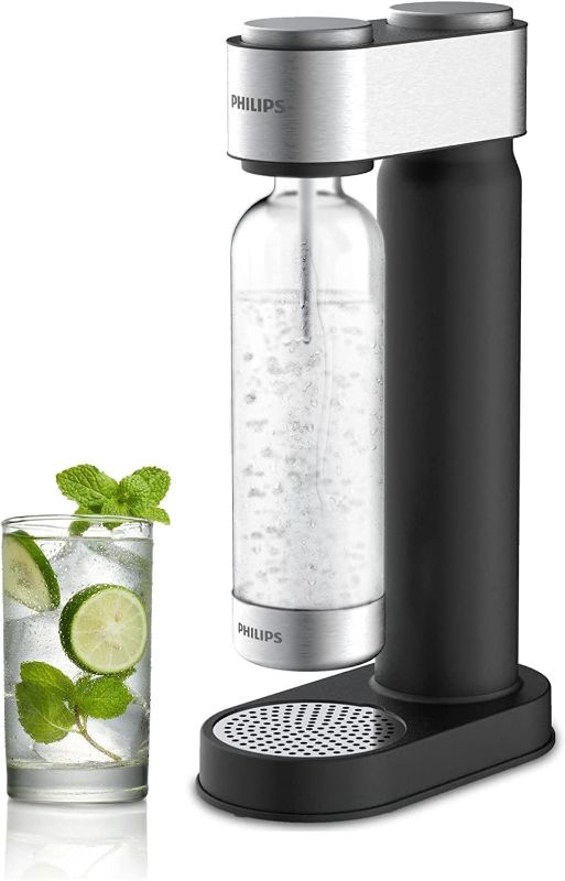 Photo 1 of 
PHILIPS Sparkling Water Maker Soda Maker Soda Streaming Machine for Carbonating with 1L Carbonating Bottle, Seltzer Fizzy Water Maker, Compatible with Any Screw-in 60L CO2 Carbonator(NOT Included)