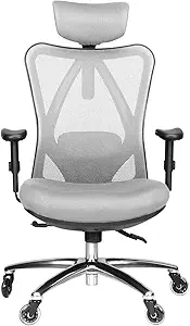 Photo 1 of *****SiMILAR**** Duramont Ergonomic Office Chair - Adjustable High Back Desk Chair with Lumbar Support & Rollerblade Wheels - Breathable Mesh, Thick Seat Cushion, Headrest & Armrests - Reclining Executive Chair