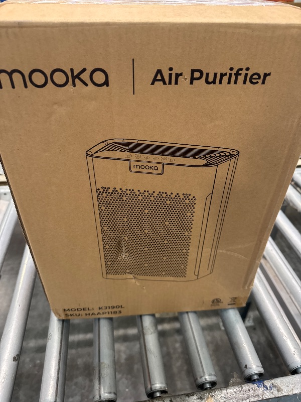 Photo 1 of 
Air Purifiers for Home Large Room 2000 Ft² with Washable Filters, Fragrance Sponge, MOOKA H13 HEPA Filter Pet Air Purifier for Bedroom, Air Cleaner for...