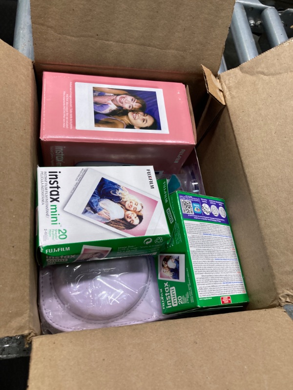 Photo 1 of Fujifilm Instax Mini 11 Camera + Fuji Instant Instax Film (40 Sheets) & Includes Case + Assorted Frames + Photo Album + 4 Color Filters and More Bundle (Lilac Purple)