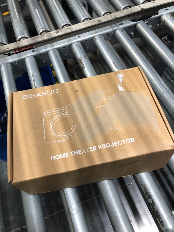 Photo 1 of Mini Projector Battery Powered with Bluetooth - Native HD 1080P Rechargeable Projector, Portable Outdoor Movie Projectors with Tripod, Compatible with Smartphone, HDMI, USB, AV, Fire Stick, PS5