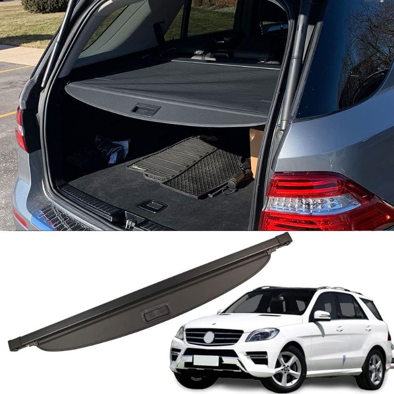 Photo 1 of  Mercedes Benz ML350 Cargo Cover ML Series Accessories 2012-2015 GLE 2016-2019 Black Retractable Trunk Cover