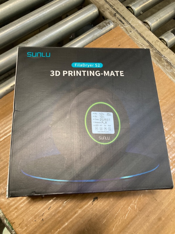 Photo 2 of [Upgraded with Fan] 2024 SUNLU Official Filament Dryer Box S2 for 3D Printer Filament, Upgrade Filament Storage Dehydrator for PLA PETG ABS Nylon PA Filament 1.75 2.85 3.00mm