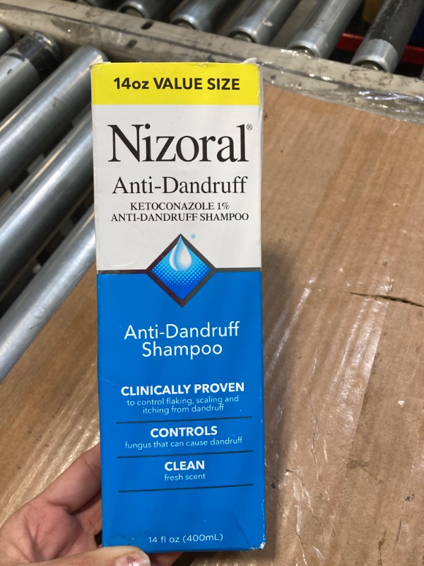 Photo 2 of  *** EXP 05- 2026 ***  Nizoral Anti-Dandruff Shampoo with 1% Ketoconazole, Fresh Scent, 14 Fl Oz