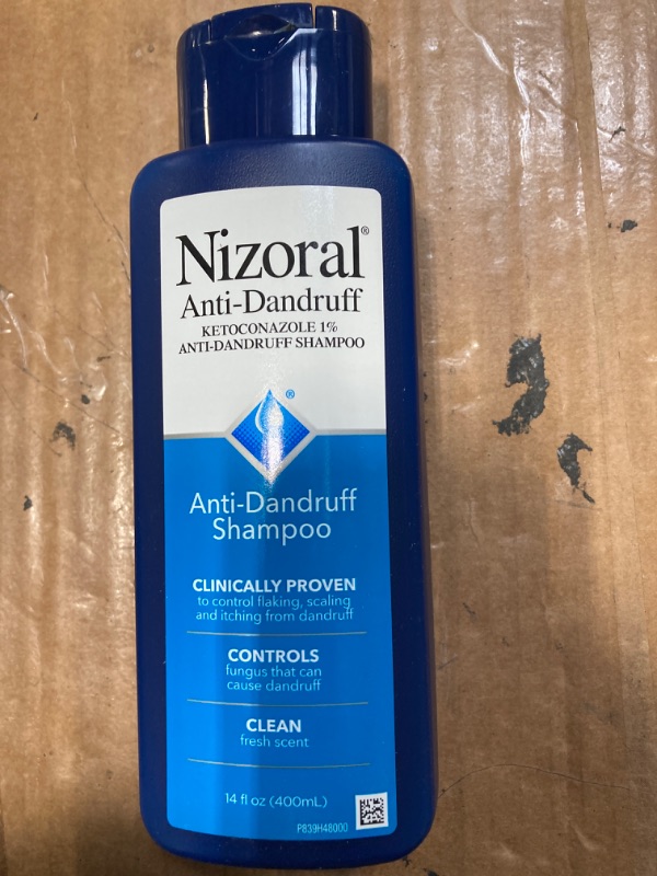 Photo 4 of  *** EXP 05- 2026 ***  Nizoral Anti-Dandruff Shampoo with 1% Ketoconazole, Fresh Scent, 14 Fl Oz