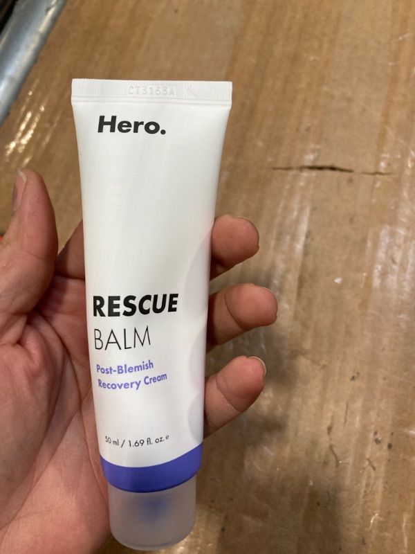 Photo 3 of  *** EXP 11- 2025 *** Hero Cosmetics Rescue Balm Post-Blemish Recovery Cream - Intensive Nourishing and Calming for Dry, Red-Looking Skin After a Blemish - Dermatologist Tested (50 ml, 1.69 fl. oz)