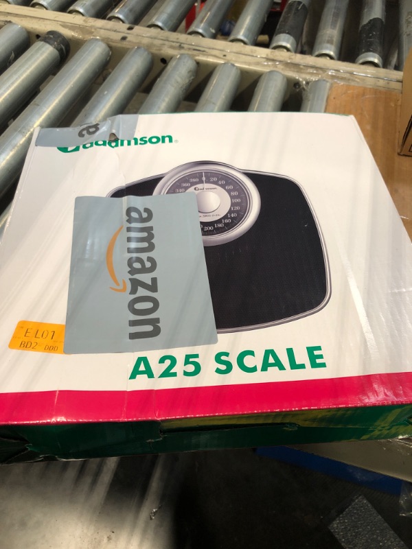 Photo 2 of Adamson A25 Scales for Body Weight - Up to 400 LB - New 2024-5.3" Dial on 12.4" x 10.2" Platform - Anti-Skid Rubber Surface - Bathroom Scale Analog - Durable with 20-Year Warranty