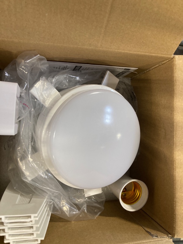 Photo 2 of 15.7" Socket Fan Light: Small Ceiling Fan with Light and Remote 3000K-6500K,1700LM, Light Bulb Ceiling Fan, Wireless Screw in Light Socket Fan for Bedroom, Kitchen, Living Room, Garage, E26 Base