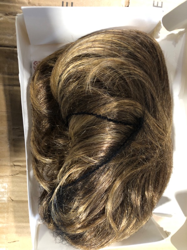 Photo 2 of *** missing items*** REEWES Mens Wig Short Men Wigs Men's Wig Natural Synthetic Full Wig (Ombre Brown)