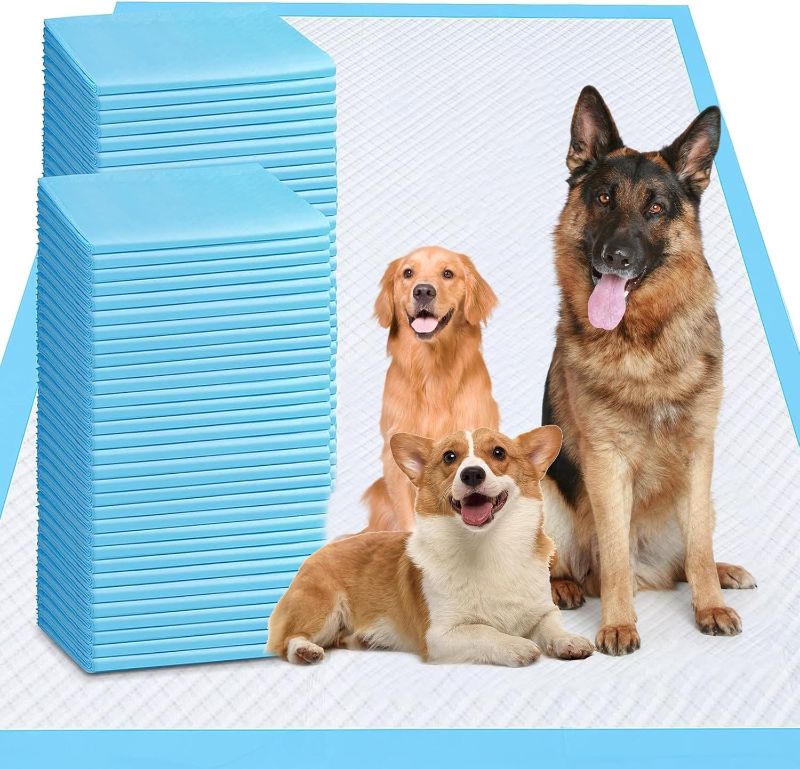 Photo 1 of 
XXXXL Puppy Pee Pads for Dogs 31"x47" 40 Count, Extra Large Dog Pee Pads, Leak-Proof & Super Absorbent Dog Pee Pads, Thicken Disposable Potty...