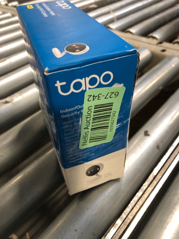 Photo 1 of Tapo TP-Link 2K QHD Security Camera, Indoor/Outdoor, ???? ????? ??????'? ??????, Color Night Vision, Free Person/Pet/Vehicle Detection, Invisible IR Mode, SD Storage, C120