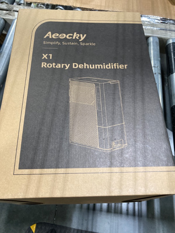 Photo 2 of 1200 SqFt Rotary Dehumidifier AEOCKY 10 Pint Dehumidifier for Bedroom with Drain Hose,Never Frost,Ultra Quiet Small Portable Desiccant Dehumidifiers for Basement, Home, Bathroom, RV