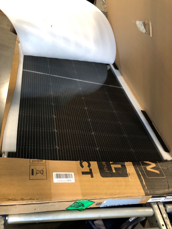 Photo 1 of Renogy N-Type 16BB 250W Bifacial Solar Panel, 12V 250 Watt Solar Panel Double-Side 25% High-Efficiency, PV Module Power Charger for RV Marine Rooftop Farm Battery and Other Off-Grid Applications 250W N-Type Bifacial